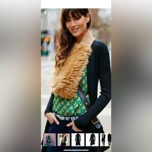 Cabi size Lg. Sweetheart sweater ribbed waterfall cardigan